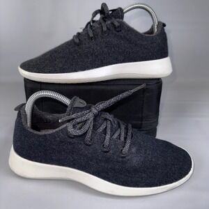Allbirds Wool Runner Sneakers Lightweight Walking Shoes Charcoal Size W8‎